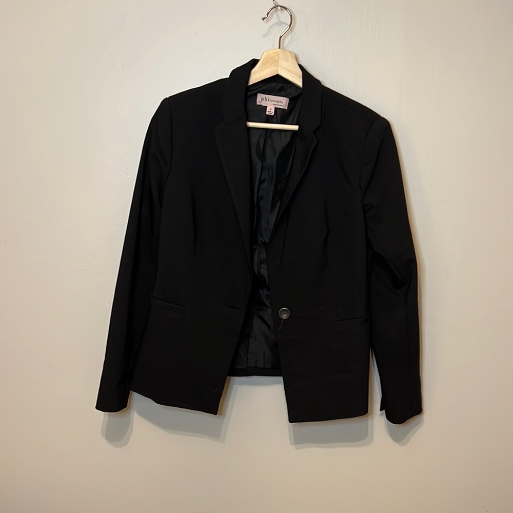 Black blazer. Size 6